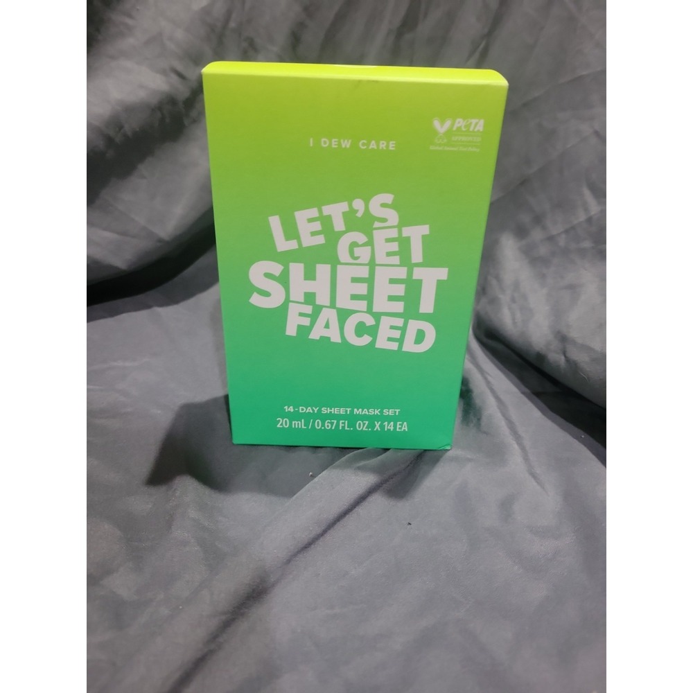 I DEW CARE Let's Get Sheet Faced 14 Day Sheet Mask Set - 14 Sheets Included